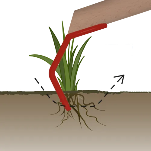 Rahlo povlecite skozi vrsto